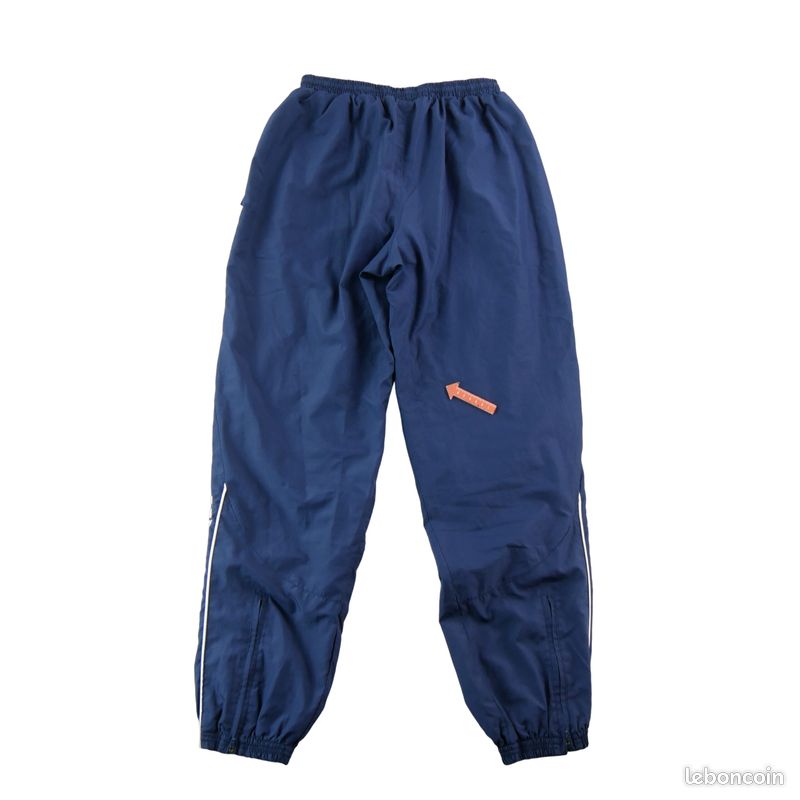 Umbro Jogging Y2K Poches zippées Bas zippés Homme Taille L Marine #QWE1793 (image 5)
