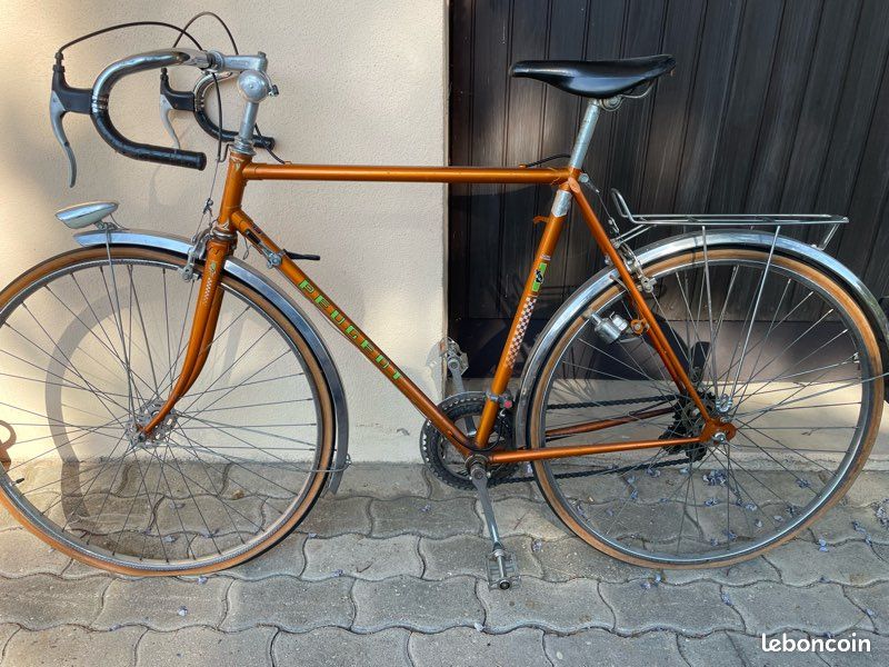 Vélo de course Peugeot vintage acier – années 70/80 – rétro - Collection