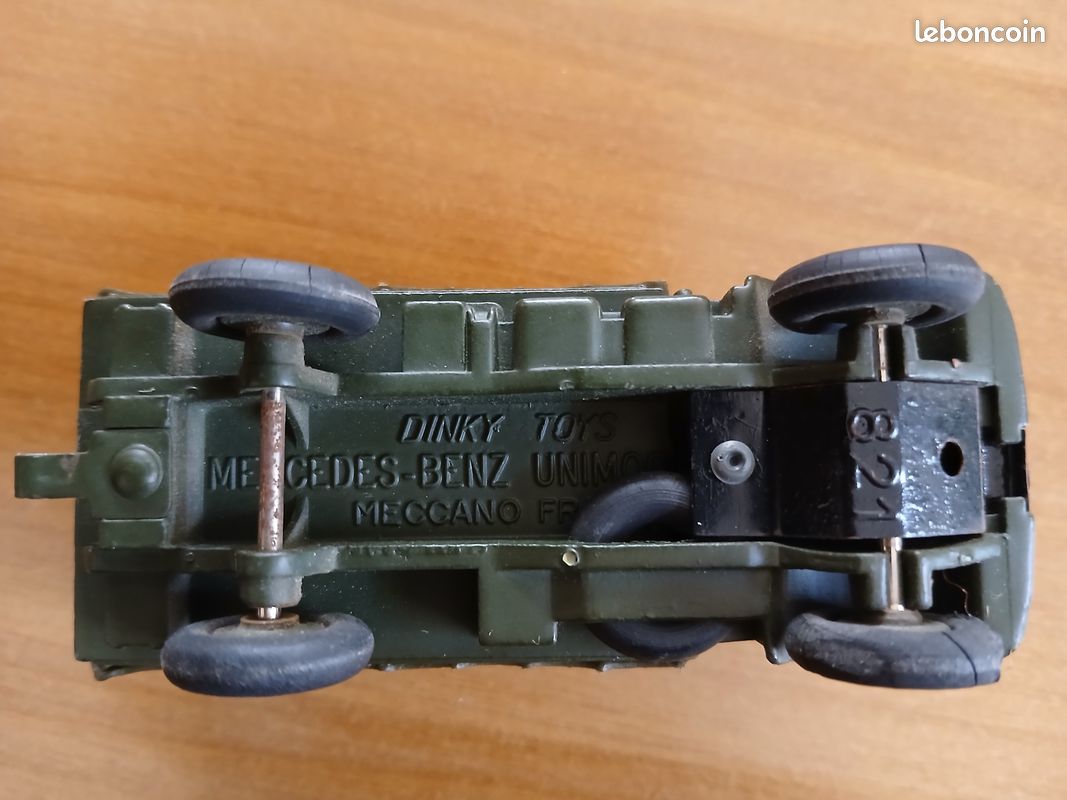 Modèle Réduit 1:50 Occasion Dinky Toys 821 - Mercedes Unimog Militaire, échelle 1:50, Occasion Jouets Et Jeux Anciens Dinky Toys
