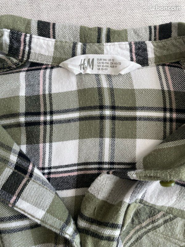 Chemise 10/11 ans fille H&M (image 3)