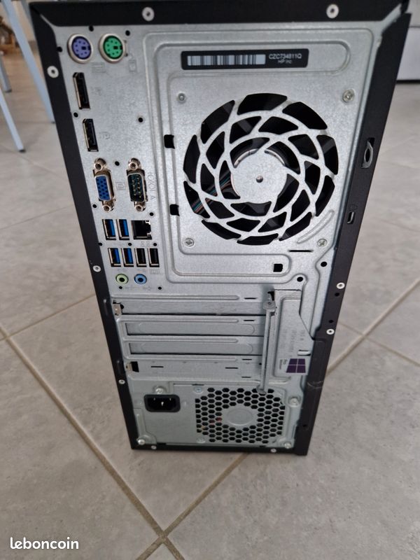 PC HP EliteDesk 705 G3 – 16 Go RAM – SSD – Windows 10 Pro (image 4)
