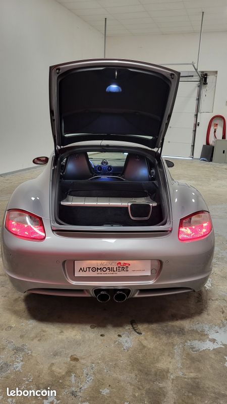 PORSCHE Cayman CAYMAN S 3.4 295CV BV6 PACK CHRONO CUIR COMPLET VOLANT MULTIFONCTION (image 9)