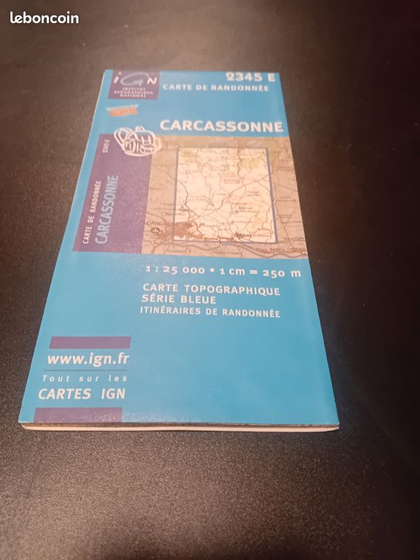 Carte IGN 2345 E Carcassonne (image 1)