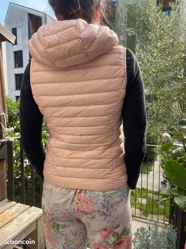 Doudoune sans manches jott rose pâle – neuve avec étiquette (image 2)