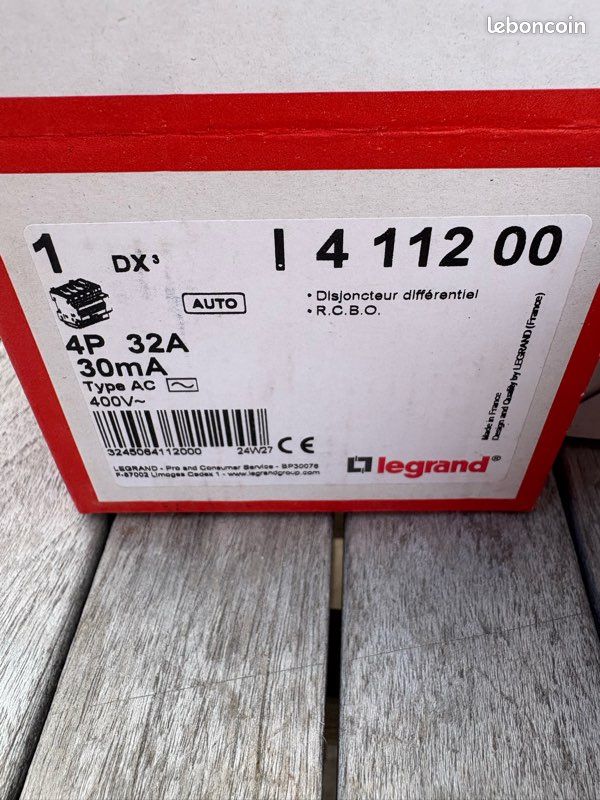 Disjoncteur différentiel 4 phase Legrand (image 3)