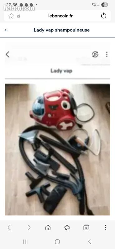 Lady vap shampooineuse