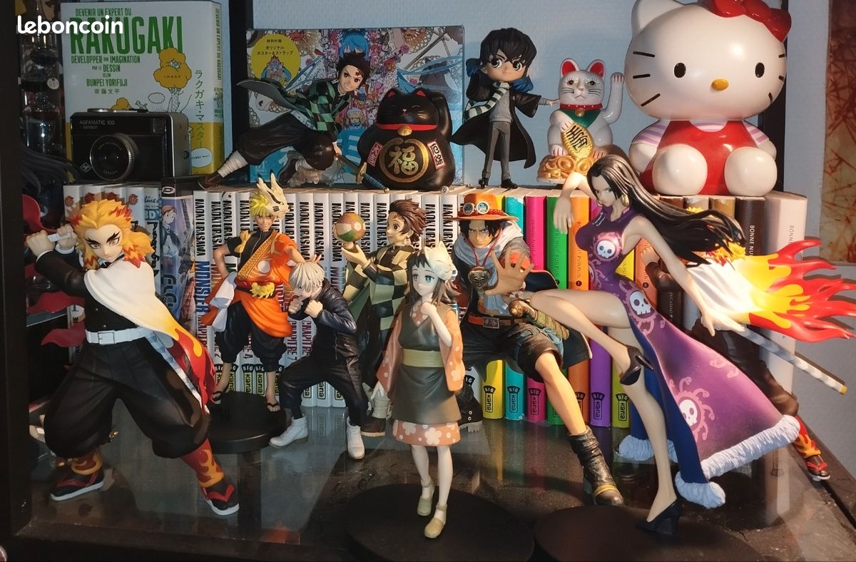 Lot de figurines Mangas - Collection