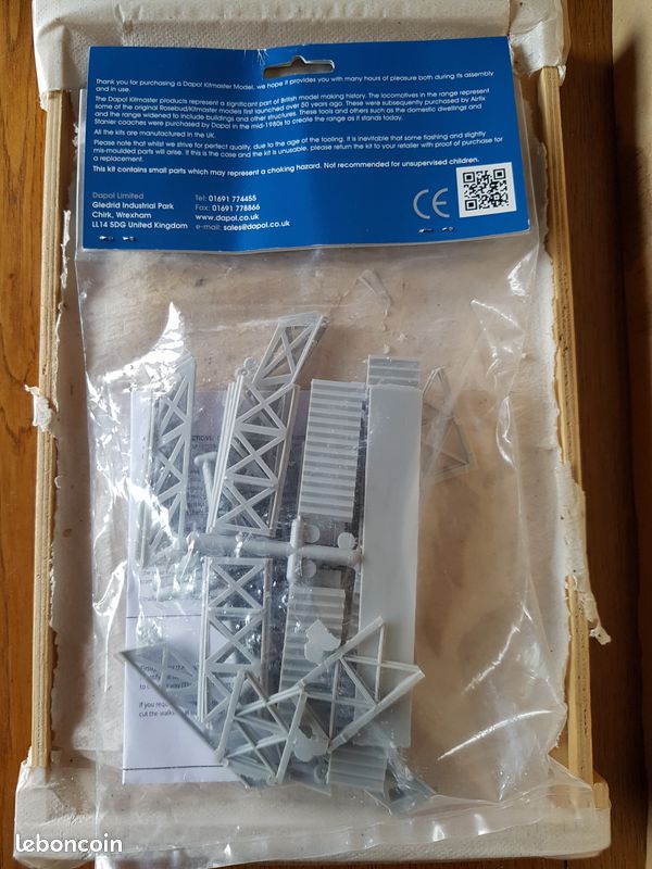 DAPOL-KITMASTER - Kit non monté d'une passerelle pour pietons - NEUF en sachet scellé (image 2)