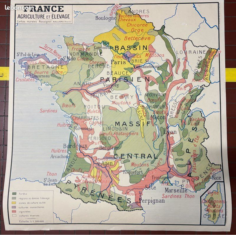 Carte scolaire agriculture et industrie (image 1)