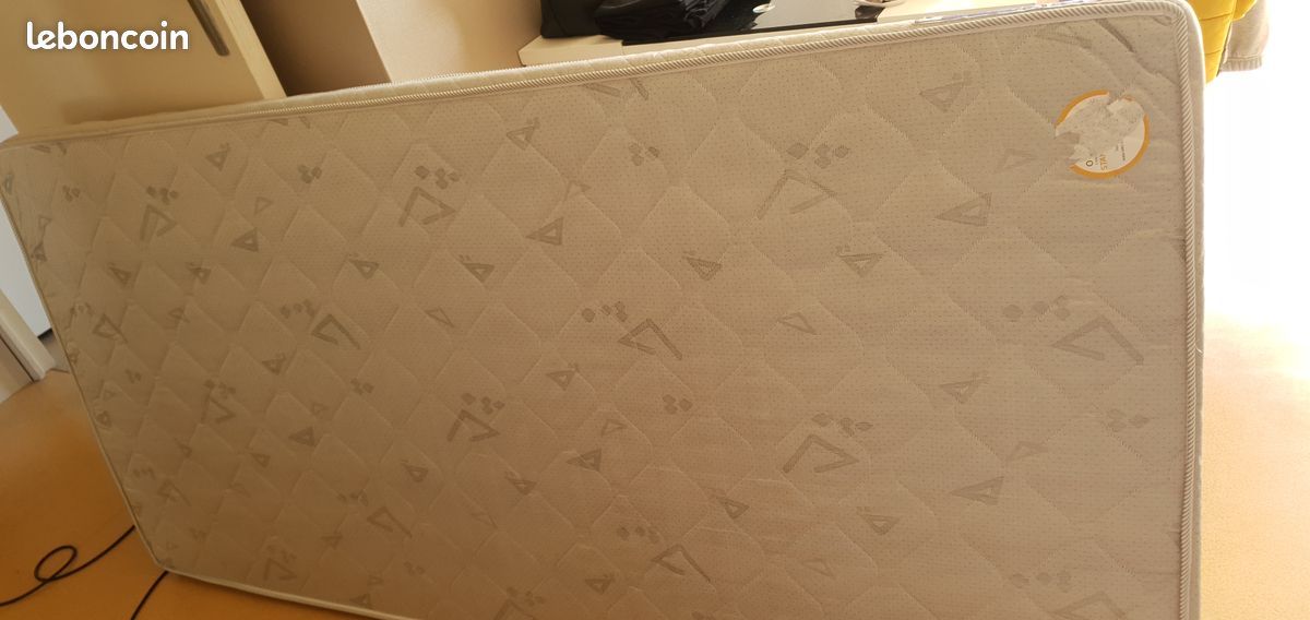 Lit + Sommier + Matelas 190/90 (image 7)