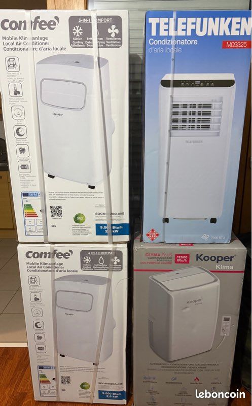 Climatiseur mobile 7000btu-9000btu-12000btu (image 1)