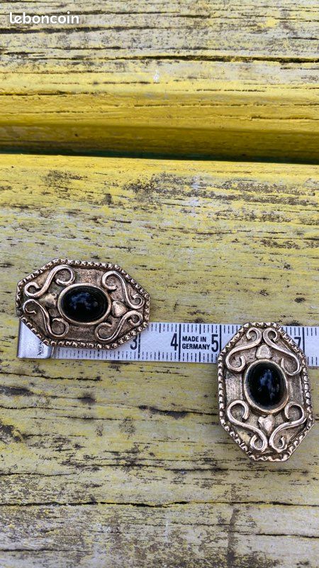Paire De Clips D'oreilles Vintage P&M Paris - Boucles D'oreilles à Clips
