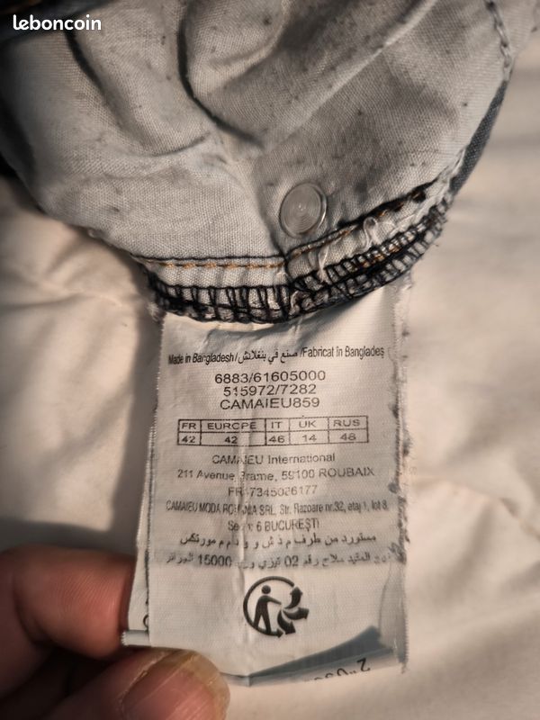 Jean slim Taille 42 Camaïeu (image 6)