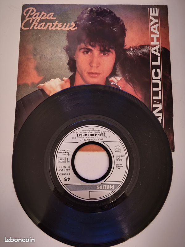 45T "Jean-Luc Lahaye "Papa chanteur" (image 3)