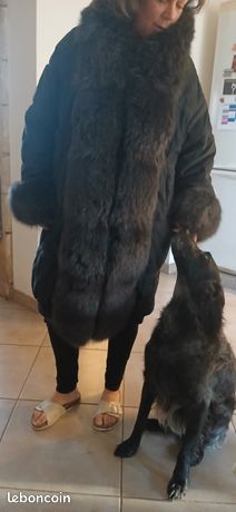 Doudoune Femme Max & Co By Max Mara - Taille M 34/38 - Noir Avec Col Fourrure - Neuf Avec étiquettes