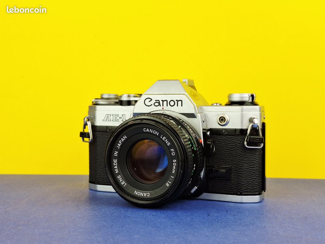 Appareil Photo Argentique Canon AL1 QF + Objectif FD 50mm F/1.8 – Vintage Et Fonctionnel !