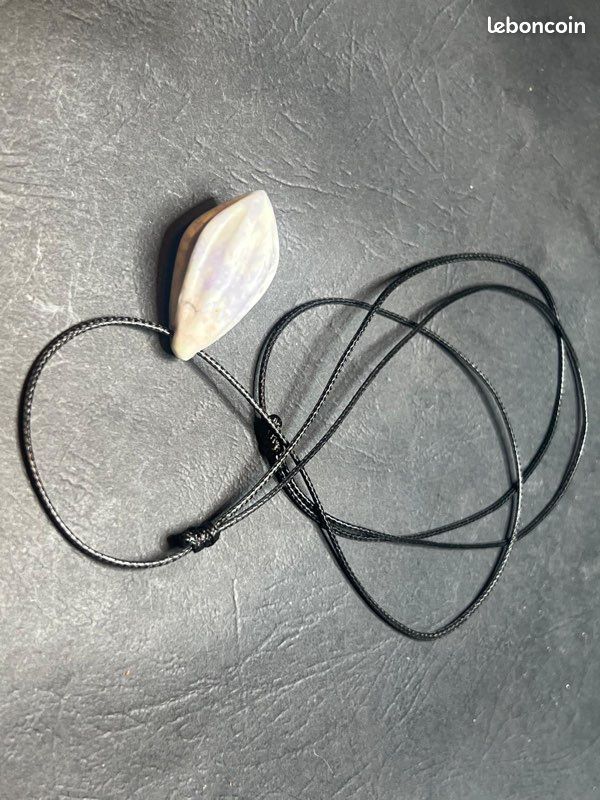 Collier En Jade Lavande De Turquie - 46cm, Argent Massif 925, Création Française