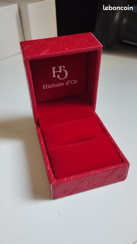 Écrin à Bague Vintage H. Hueber - Boîte Ancienne Des Années 1950, Origine Alsace, Occasion