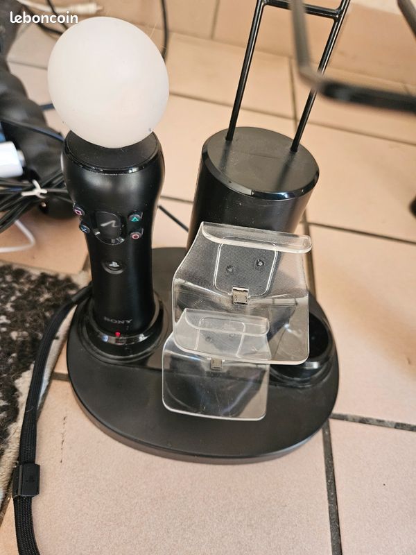 Station De Charge Pour PS4 – Chargeur Pour PSVR Et Move, Câble Alimentation