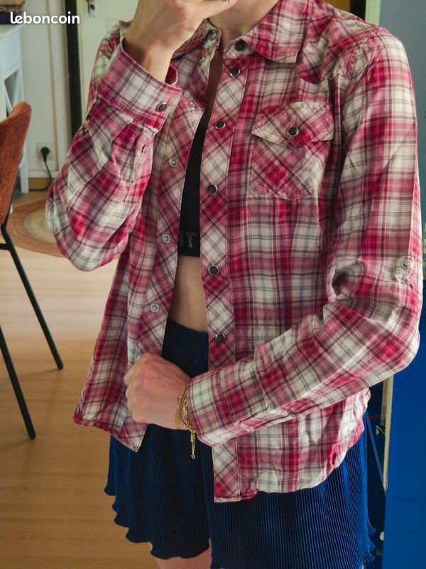 Chemise à carreaux (image 4)