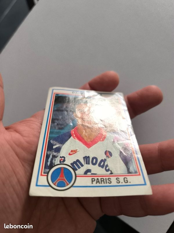 Carte Panini Légende – David Ginola (PSG) – Édition 50 Ans Du Club – C11 – NEUF