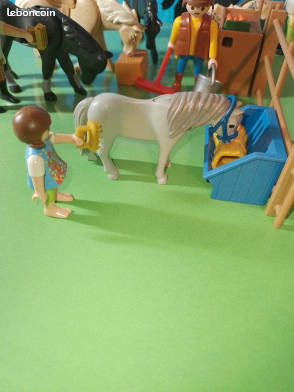 🐴 Lot Playmobil poulains équitation (image 3)