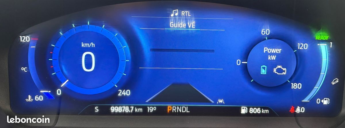 Ford kuga 2.5 duratec 225 ch hybrid fhev titanium toit ouvrant / pack hiver / entretien ford / attelage (image 22)