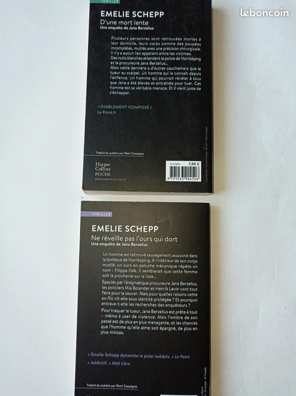 NEUF lot de deux livres Emelie Schepp (image 3)