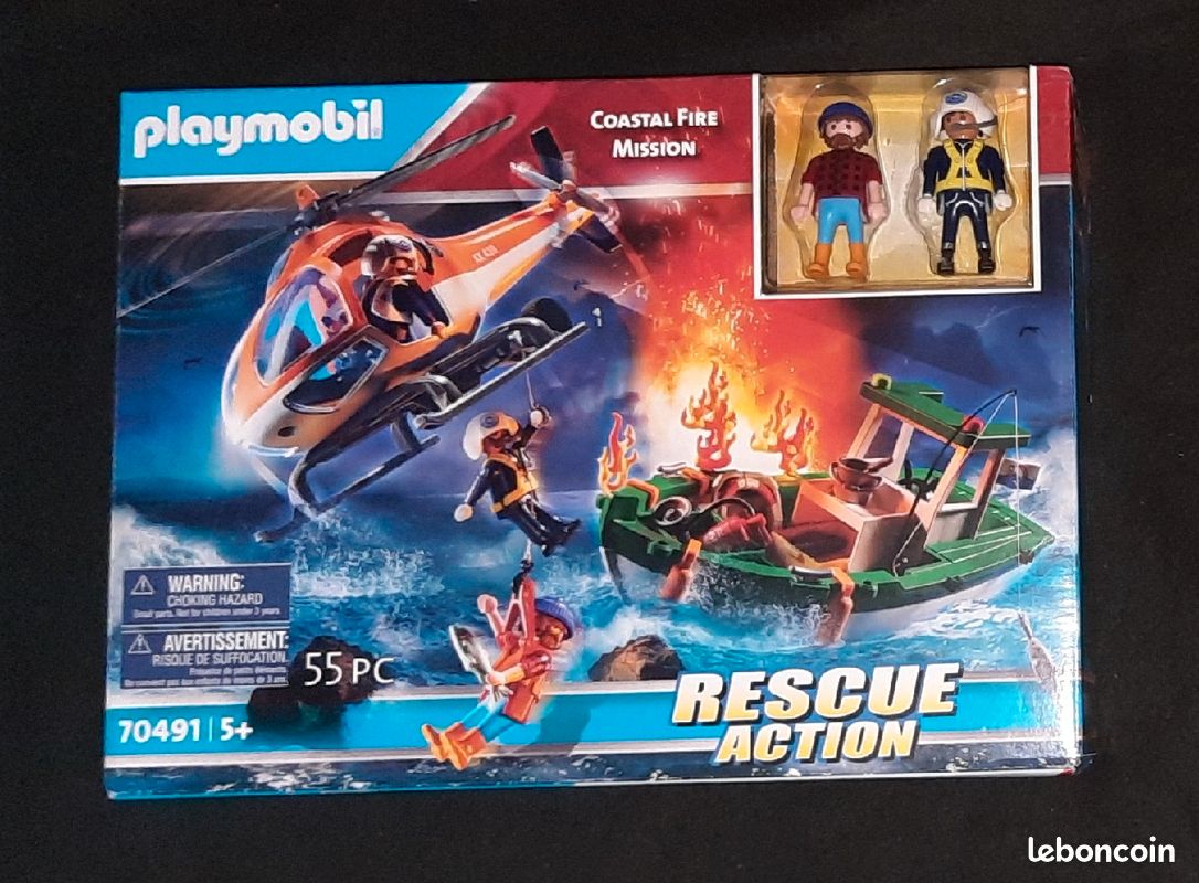 Playmobil 70491 mission incendie côtière (image 1)
