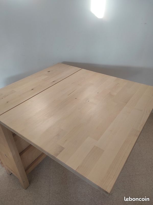 Table norden Ikea à rabats en excellent état (image 3)