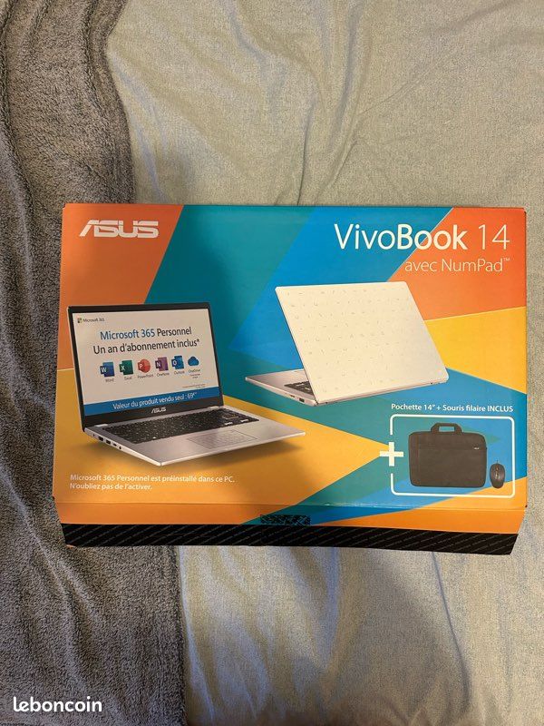 PC Portable ASUS Vivobook 14 Housse Souris – Neuf Ordinateurs
