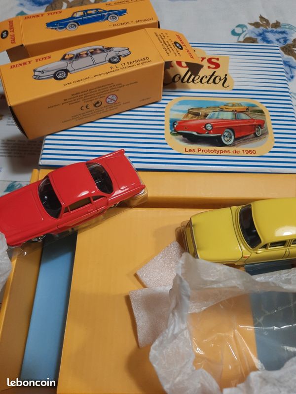 COFFRET LES PROTOTYPES De 1960 Renault Floride Panhard Pl 17 Dinky