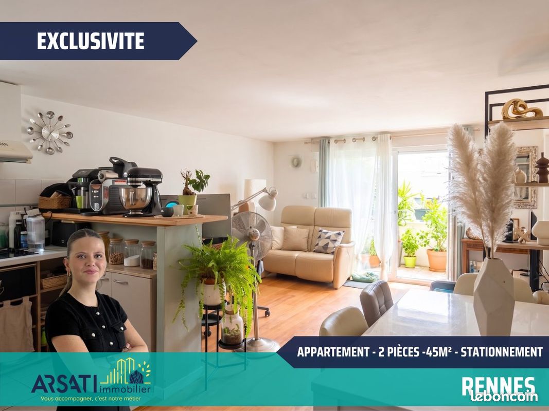 Appartement 2 pièces 46 m² · à Rennes · 46 m² · 156 150 €