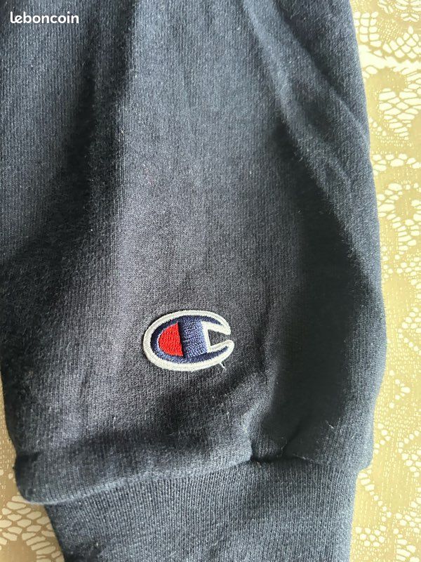 Sweat col rond Champion " - Taille S - Bleu Marine (image 6)