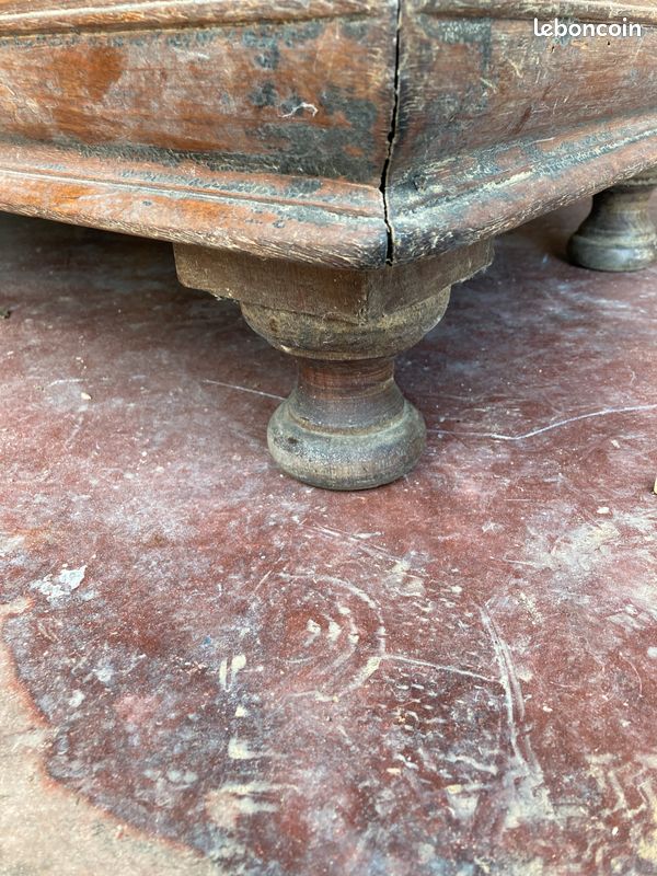 Coffre ancien ou Maie noyer 18eme (image 6)