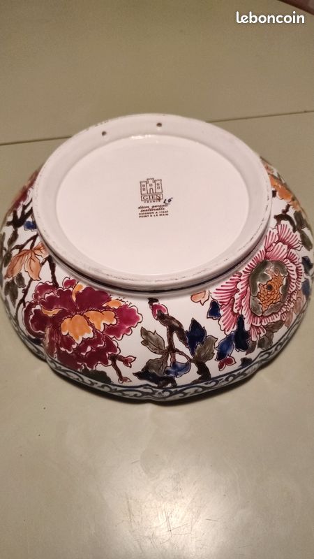 Corbeille gien pivoines (image 3)