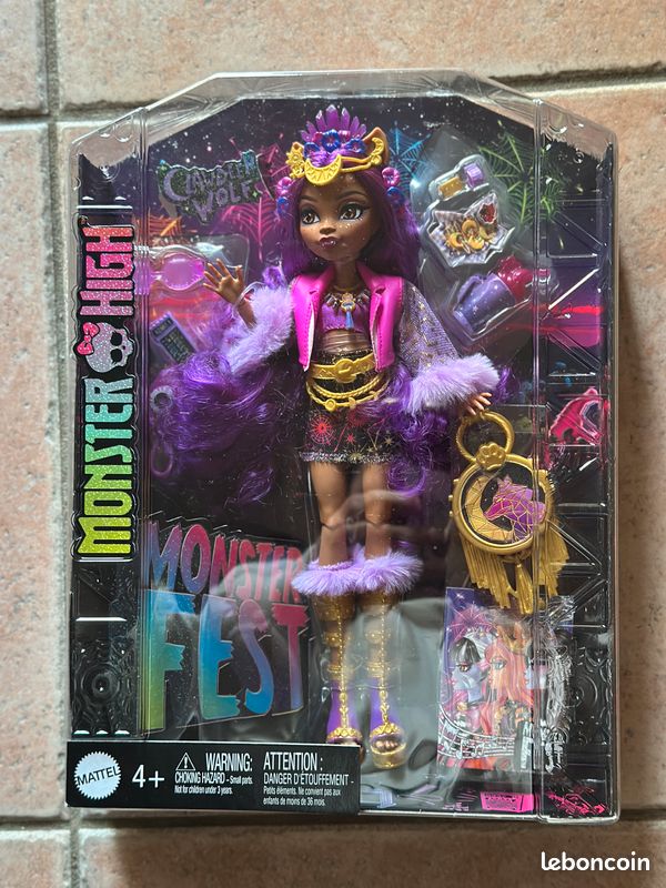 Poupée Monster High Clawdeen Wolf + accessoires Mattel Neuf (image 1)