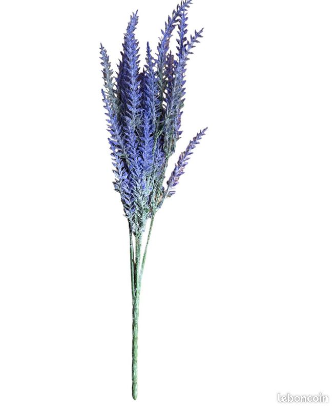 Lavandes artficielles - bouquet avec 5 fleurs (image 1)