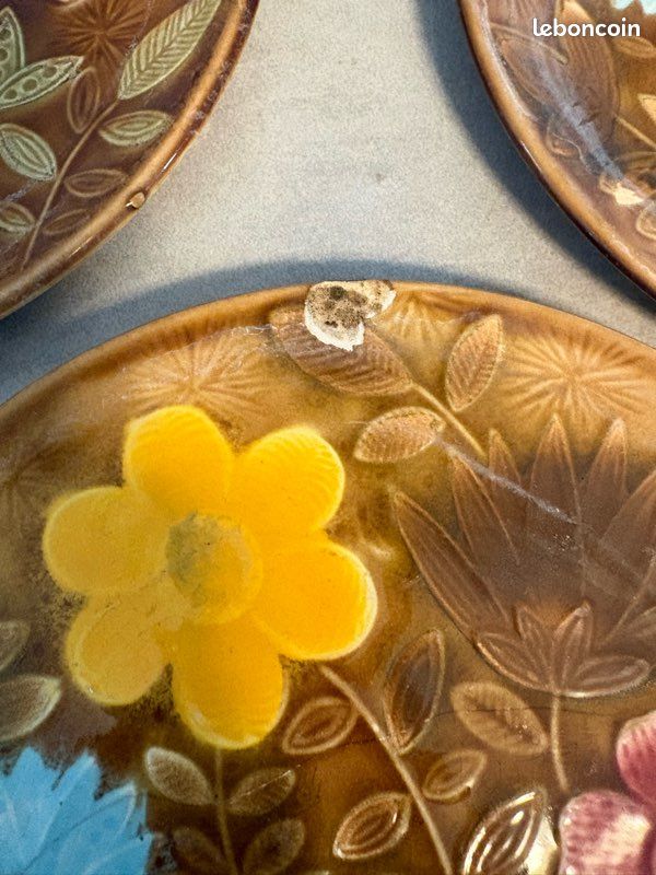 Lot de 6 assiettes à dessert vintage Sovirel Tamara - Arts de la table