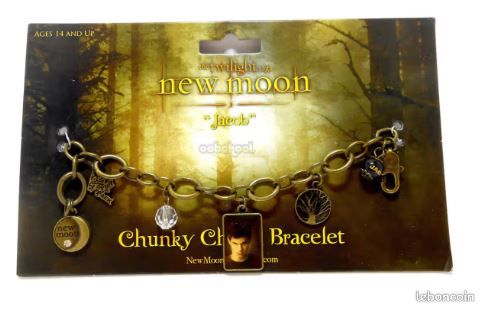 Bracelet The Twilight Saga New Moon Chunky Charm Jacob - NECA 2010 - Neuf (image 2)