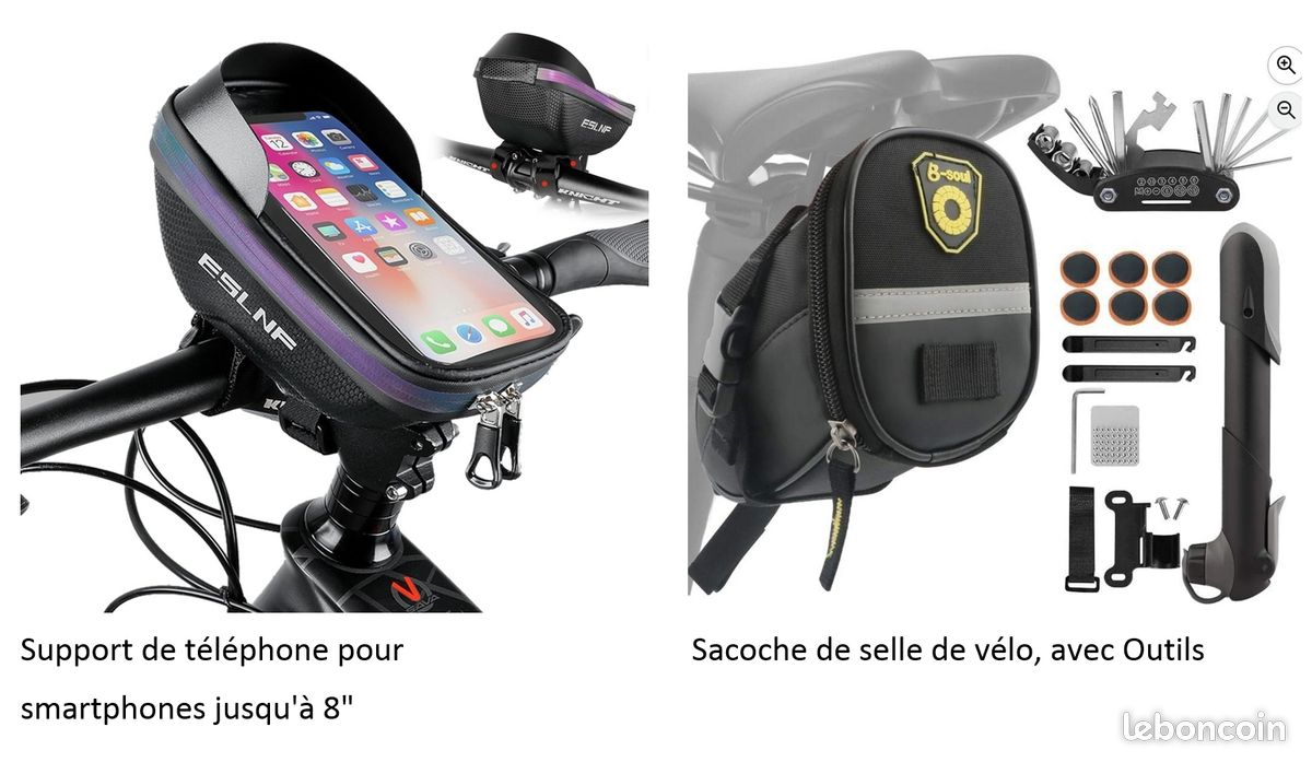 UPANBIKE Tige de selle de rechange extra longue pour vélo de route VTT 450 mm (30,4 mm