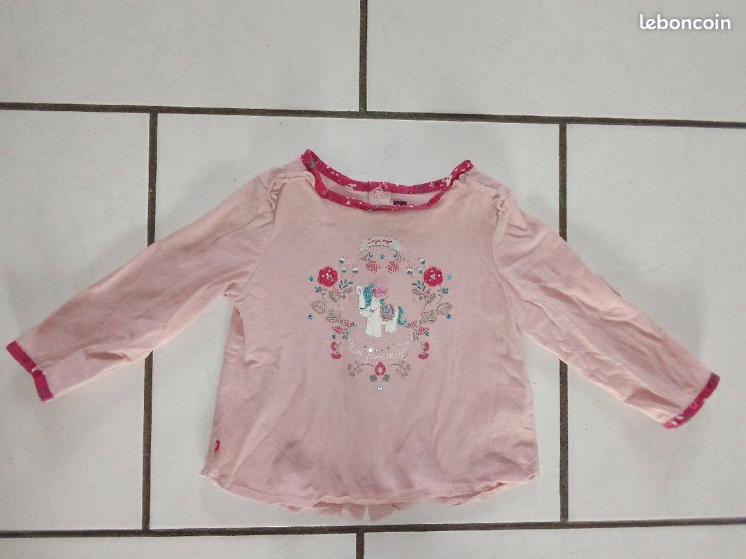 Robes, jupe, pull et maillots manches longues fille 9 mois (image 6)