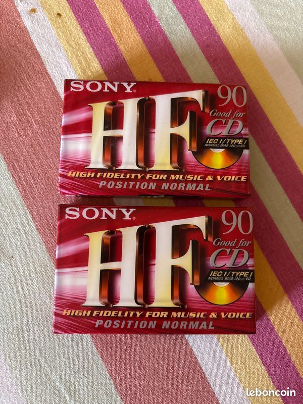 Cassettes Sony HF 90 (image 1)