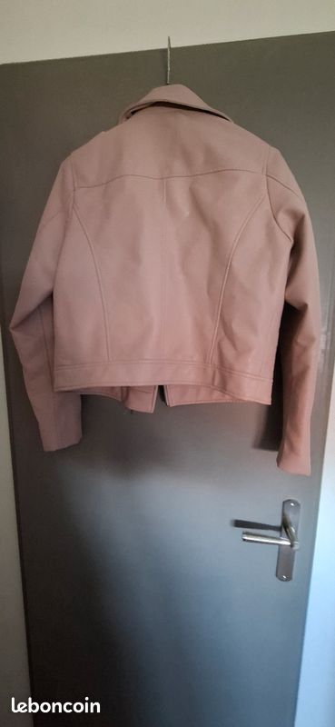 Perfecto rose en simili taille M (image 2)