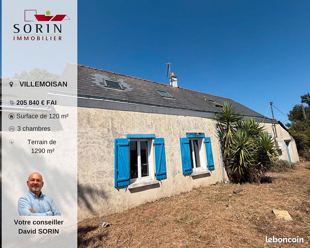 Maison 4 pièces 120 m² · à Val d'Erdre-Auxence · 120 m² · 205 840 €