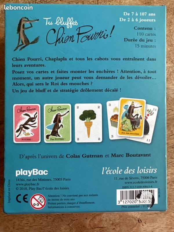 Jeu Tu bluffes chien pourri (image 2)