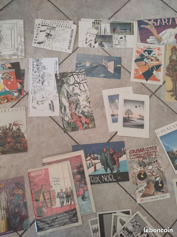 Lot de cartes BD postales/ Bonne année variées (image 4)