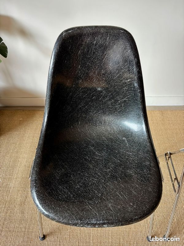Chaises Eames DSS (éd. Herman Miller -fibre de verre) (image 5)