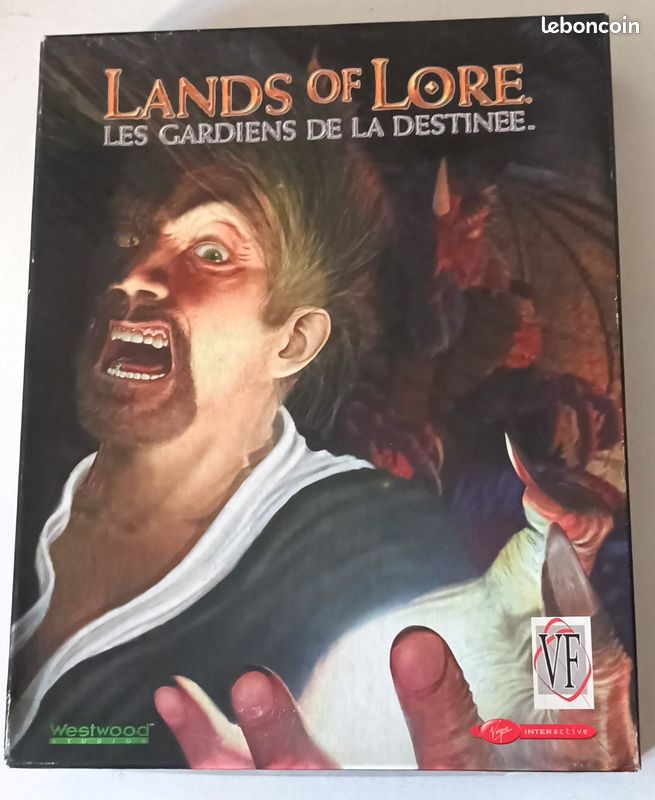Jeu PC Lands Of Lore Les Gardiens De La Destinée - Big Box Vintage, Très Bon état, Boîte Et Manuel Inclus