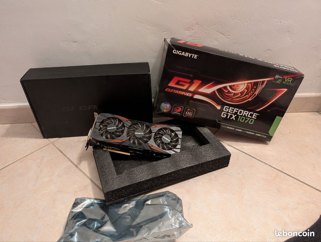 Carte graphique Gigabyte GeForce GTX 1070 8Go (image 1)